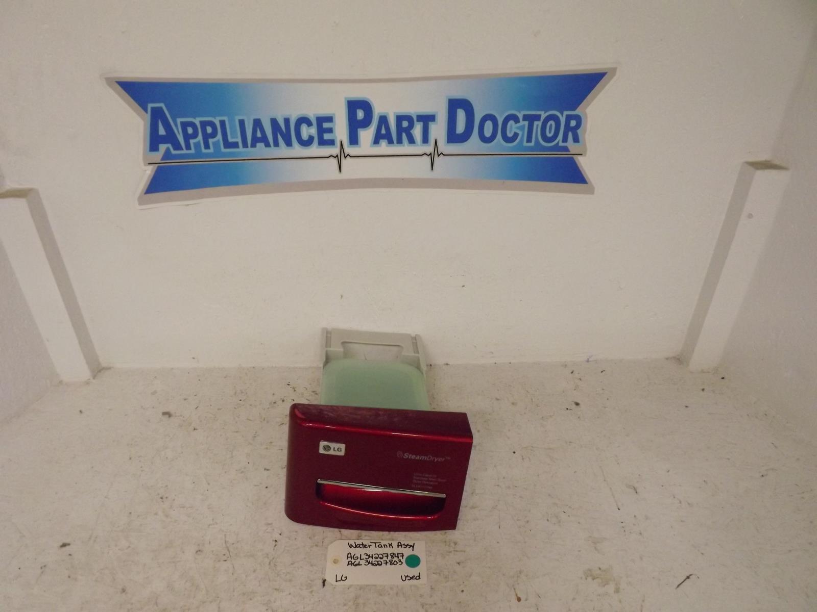 LG Dryer AGL34227847 AGL34227803 Water Tank Assy Used LG Dryer AGL34227847 AGL34227803 Water Tank Assy Used